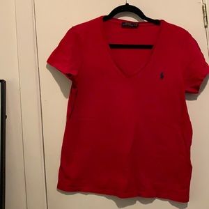 Red tshirt Ralph lauren